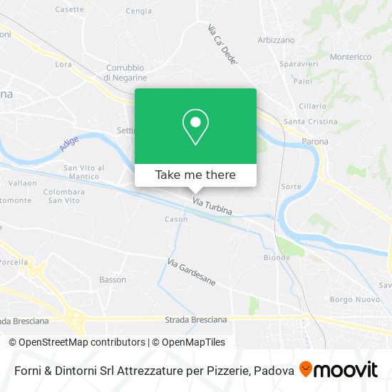 Forni & Dintorni Srl Attrezzature per Pizzerie map