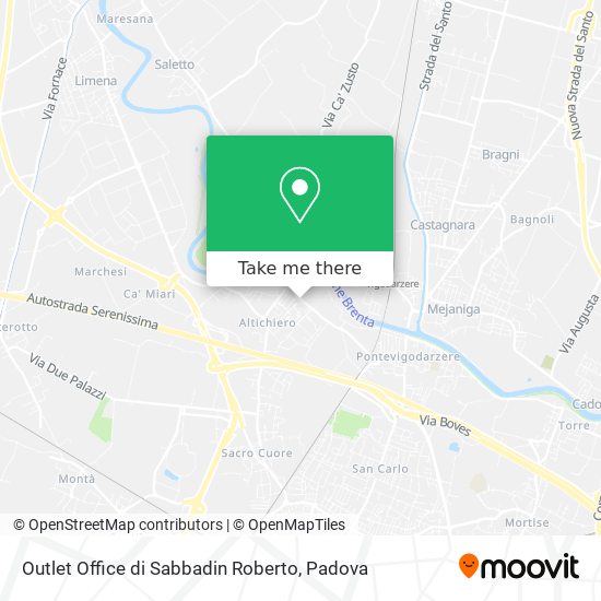 Outlet Office di Sabbadin Roberto map