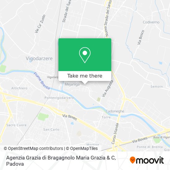 Agenzia Grazia di Bragagnolo Maria Grazia & C map