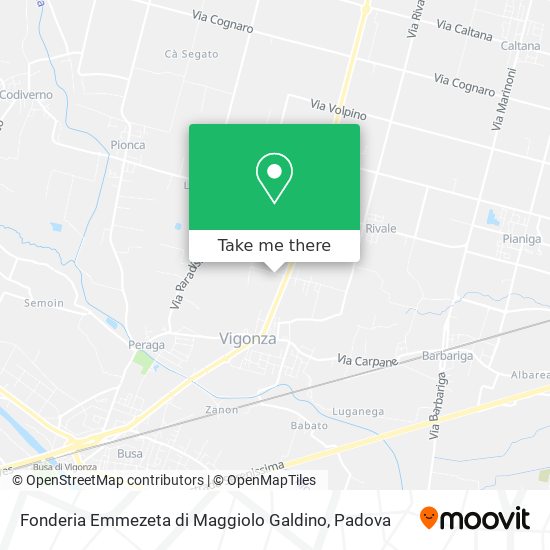 Fonderia Emmezeta di Maggiolo Galdino map