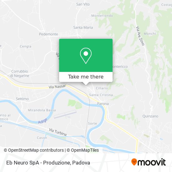 Eb Neuro SpA - Produzione map