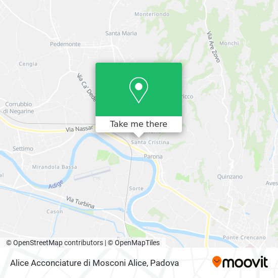 Alice Acconciature di Mosconi Alice map