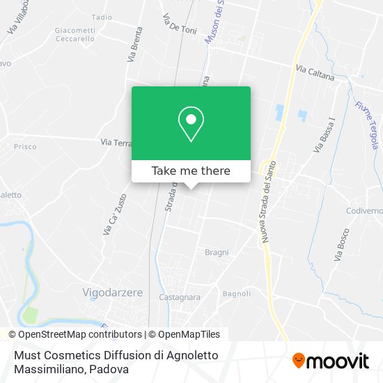 Must Cosmetics Diffusion di Agnoletto Massimiliano map