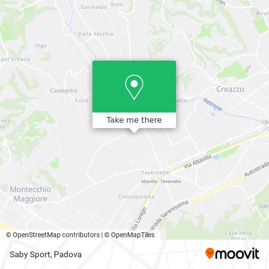 Saby Sport map