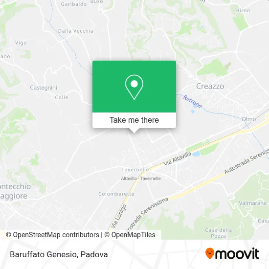 Baruffato Genesio map