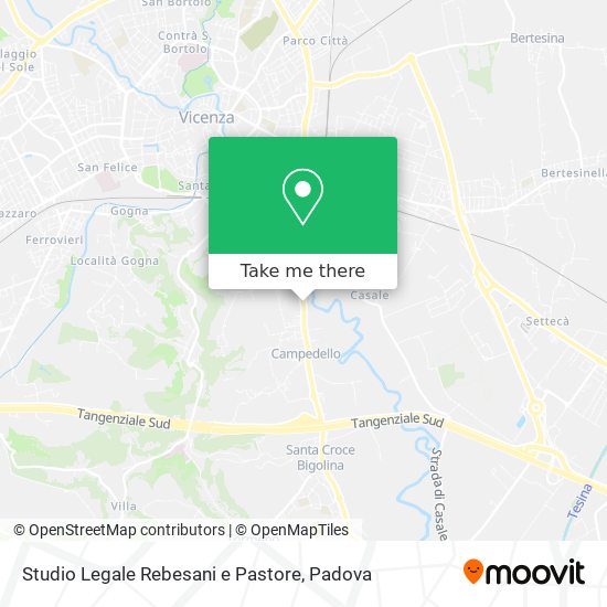 Studio Legale Rebesani e Pastore map