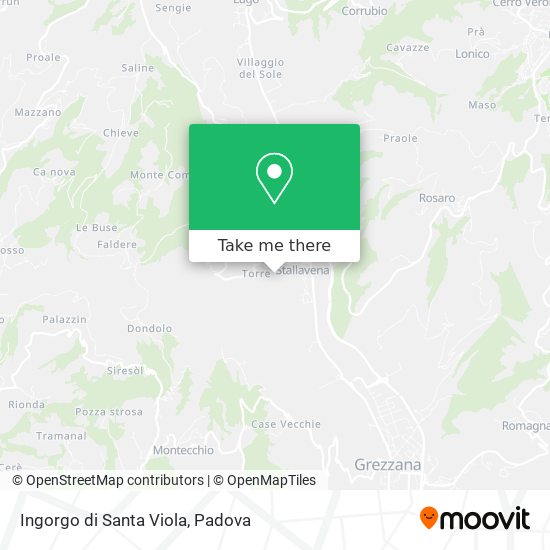 Ingorgo di Santa Viola map