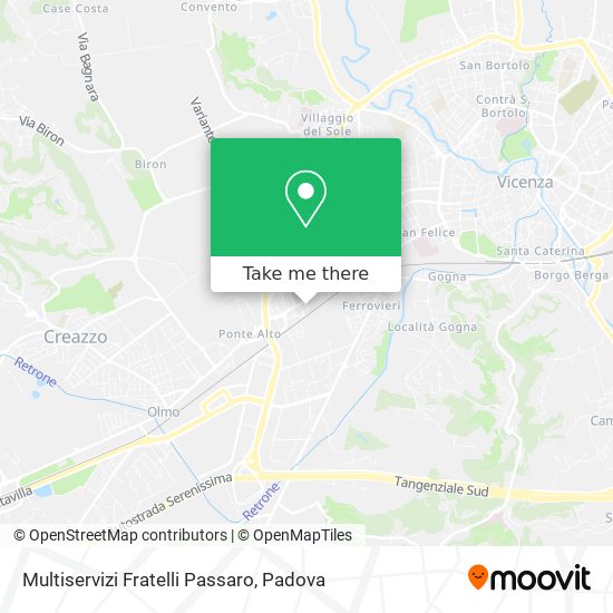 Multiservizi Fratelli Passaro map