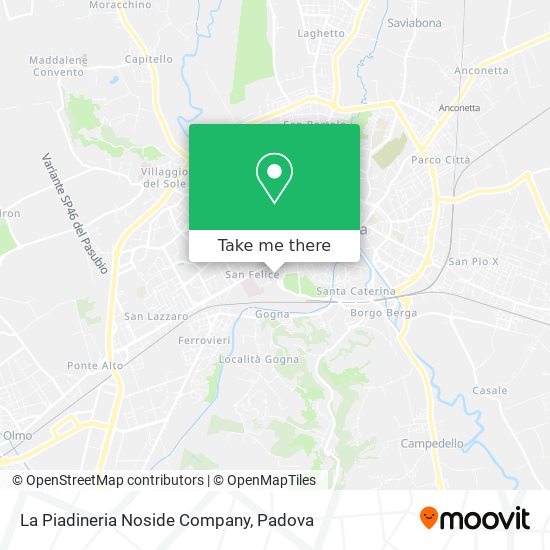La Piadineria Noside Company map