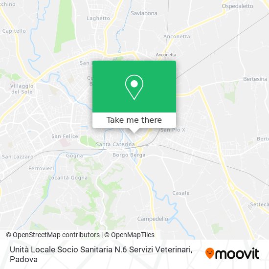 Unità Locale Socio Sanitaria N.6 Servizi Veterinari map