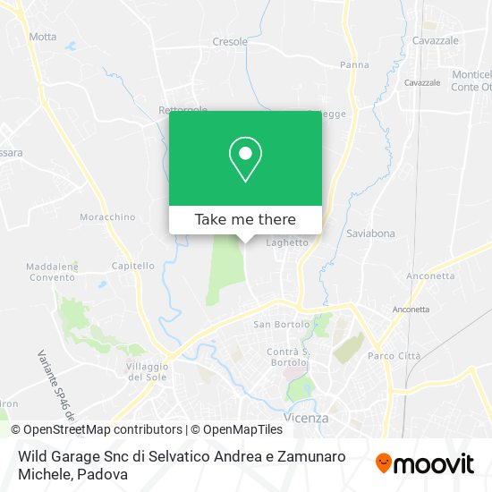 Wild Garage Snc di Selvatico Andrea e Zamunaro Michele map