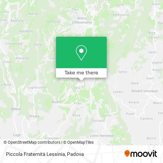 Piccola Fraternità Lessinia map