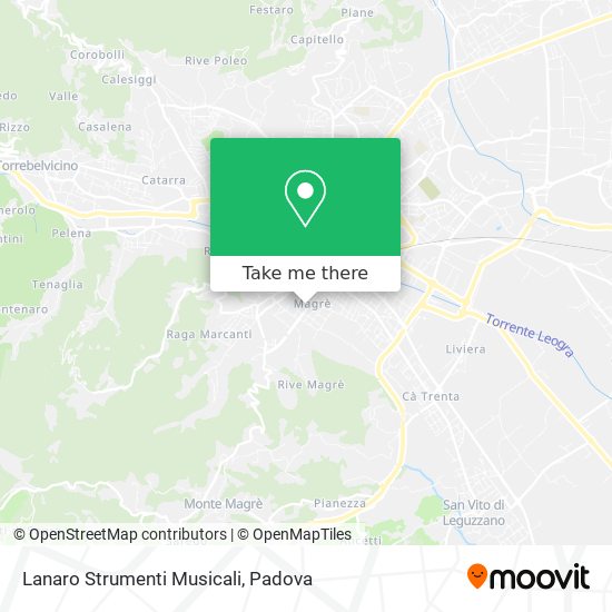 Lanaro Strumenti Musicali map