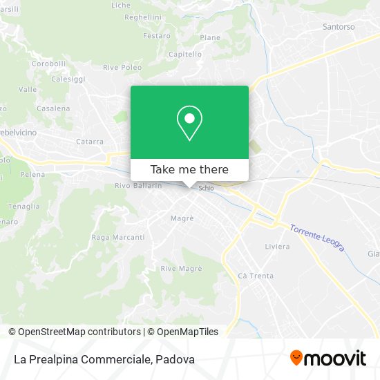 La Prealpina Commerciale map