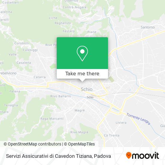 Servizi Assicurativi di Cavedon Tiziana map
