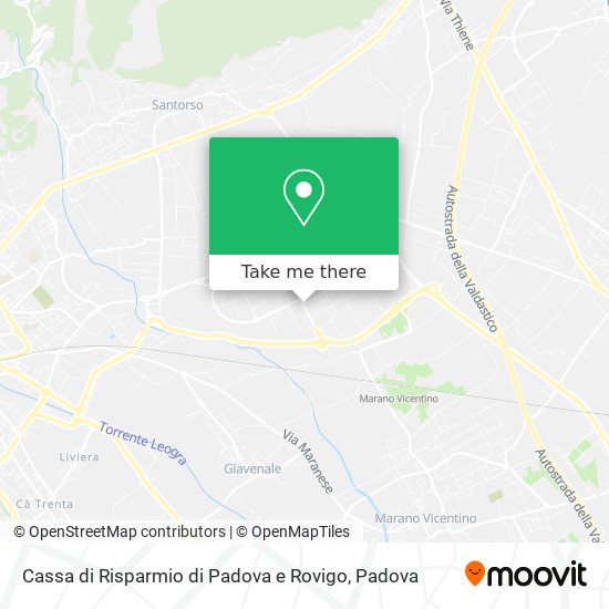 Cassa di Risparmio di Padova e Rovigo map