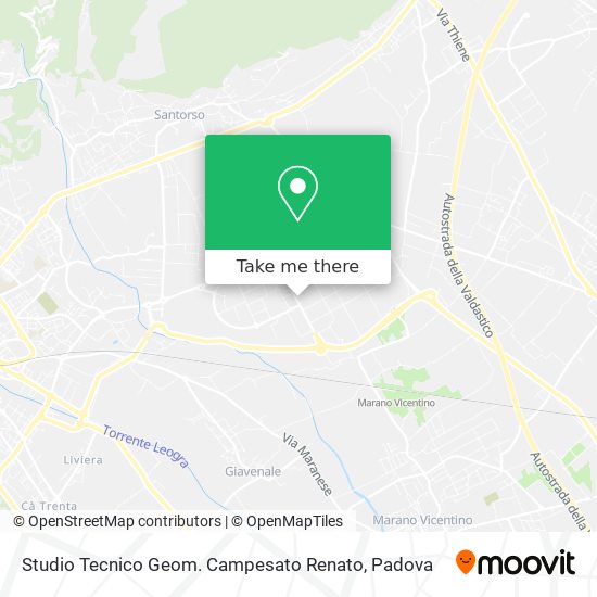 Studio Tecnico Geom. Campesato Renato map