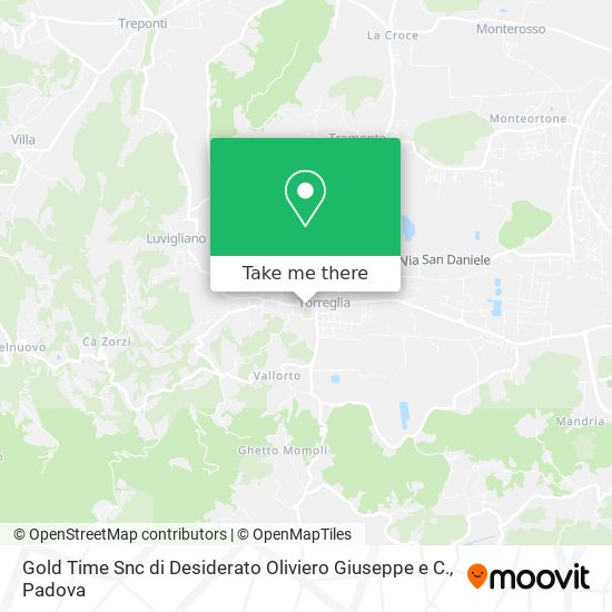 Gold Time Snc di Desiderato Oliviero Giuseppe e C. map