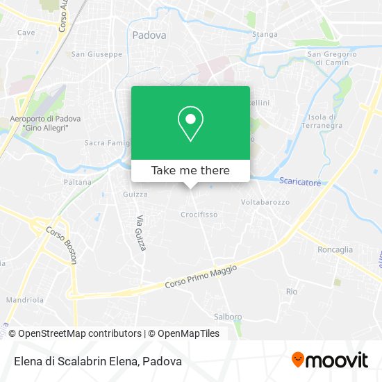 Elena di Scalabrin Elena map