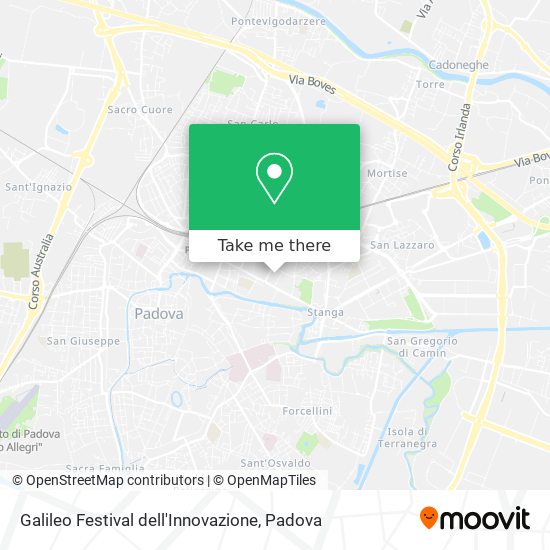 Galileo Festival dell'Innovazione map