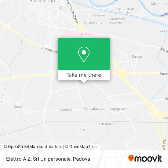 Elettro A.Z. Srl Unipersonale map