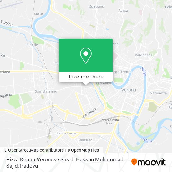 Pizza Kebab Veronese Sas di Hassan Muhammad Sajid map