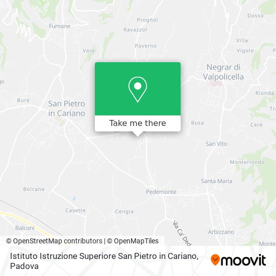 Istituto Istruzione Superiore San Pietro in Cariano map
