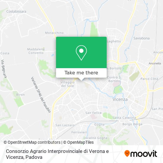 Consorzio Agrario Interprovinciale di Verona e Vicenza map
