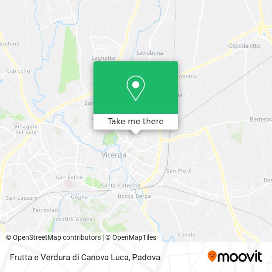 Frutta e Verdura di Canova Luca map