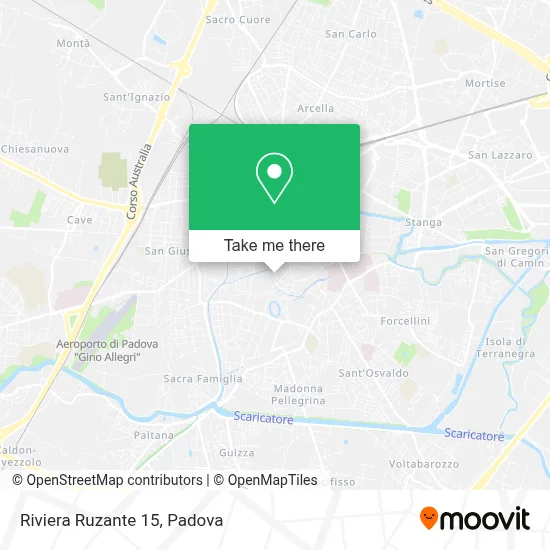 Riviera Ruzante 15 map