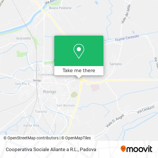 Cooperativa Sociale Aliante a R.L. map