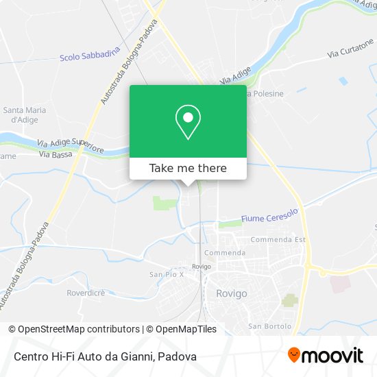 Centro Hi-Fi Auto da Gianni map