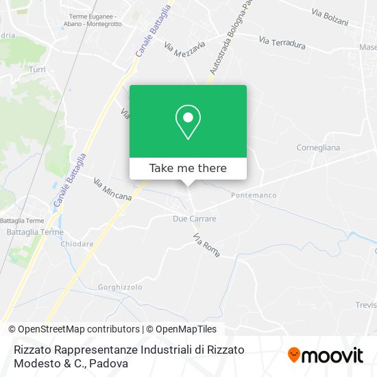 Rizzato Rappresentanze Industriali di Rizzato Modesto & C. map