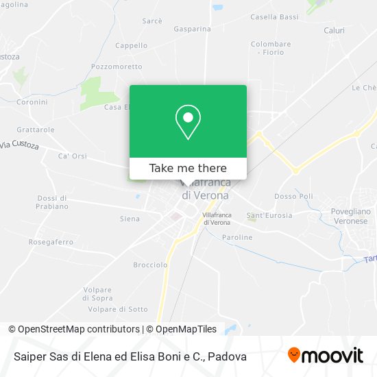 Saiper Sas di Elena ed Elisa Boni e C. map