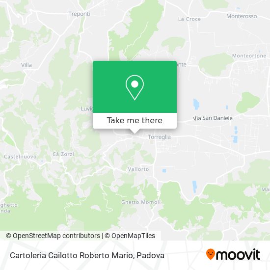 Cartoleria Cailotto Roberto Mario map