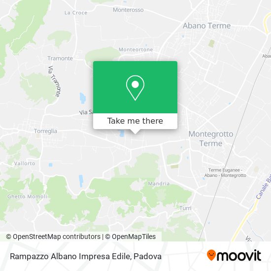 Rampazzo Albano Impresa Edile map