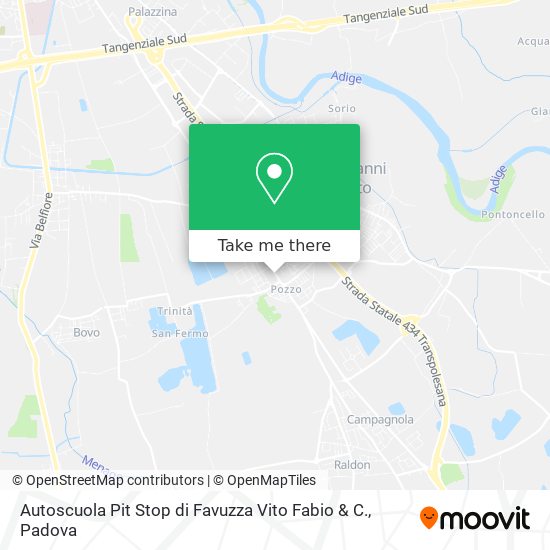 Autoscuola Pit Stop di Favuzza Vito Fabio & C. map