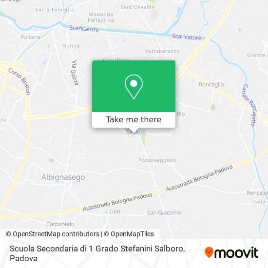 Scuola Secondaria di 1 Grado Stefanini Salboro map