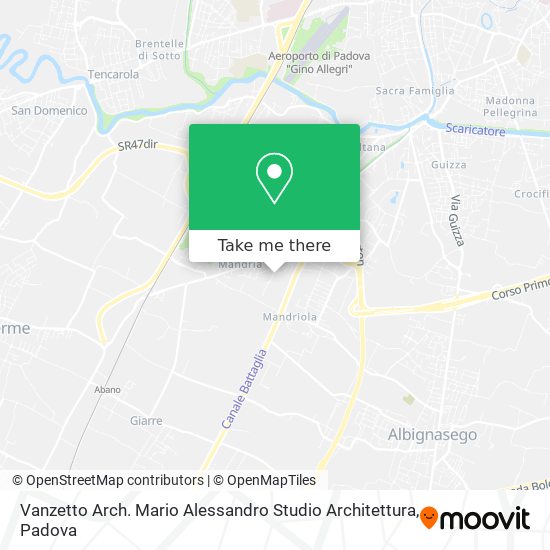 Vanzetto Arch. Mario Alessandro Studio Architettura map