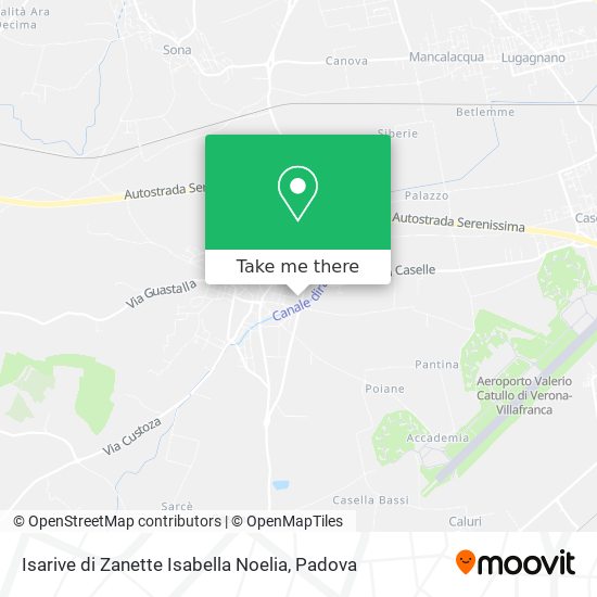 Isarive di Zanette Isabella Noelia map