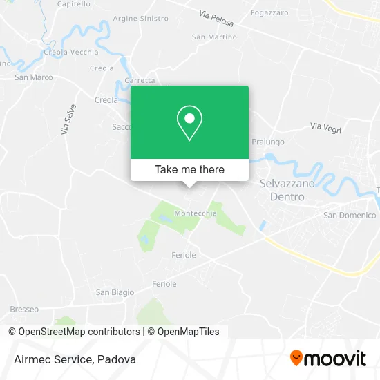 Airmec Service map