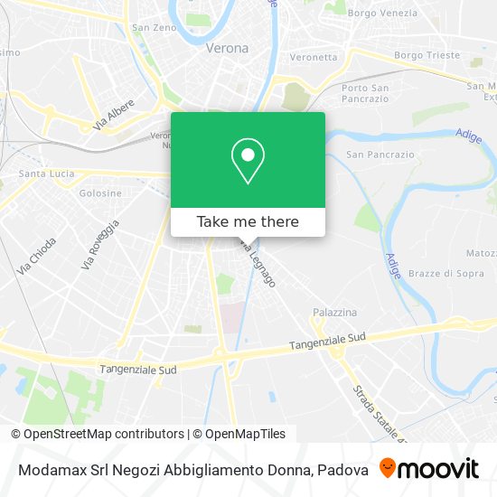 Modamax Srl Negozi Abbigliamento Donna map
