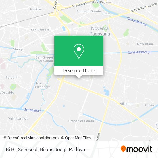 Bi.Bi. Service di Bilous Josip map