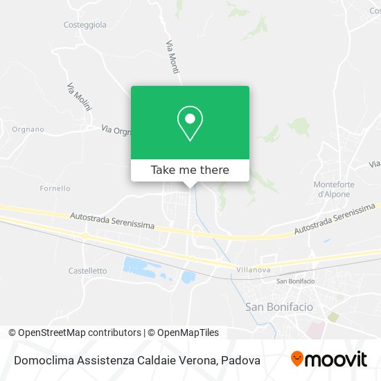 Domoclima Assistenza Caldaie Verona map