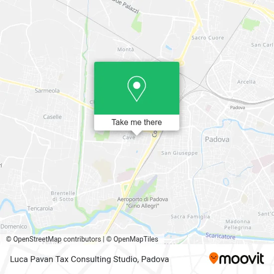 Luca Pavan Tax Consulting Studio map