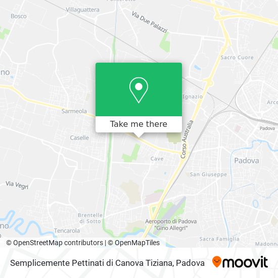 Semplicemente Pettinati di Canova Tiziana map