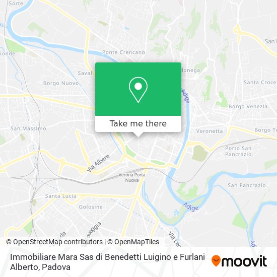 Immobiliare Mara Sas di Benedetti Luigino e Furlani Alberto map