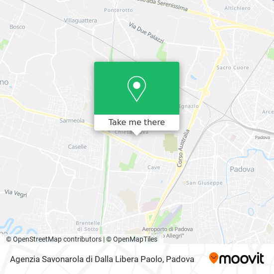 Agenzia Savonarola di Dalla Libera Paolo map