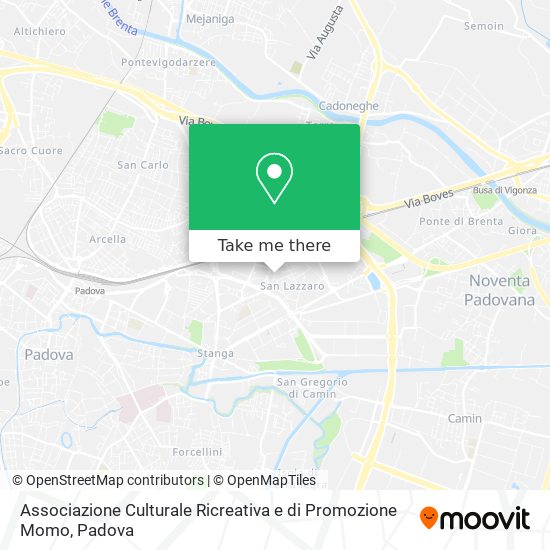Associazione Culturale Ricreativa e di Promozione Momo map