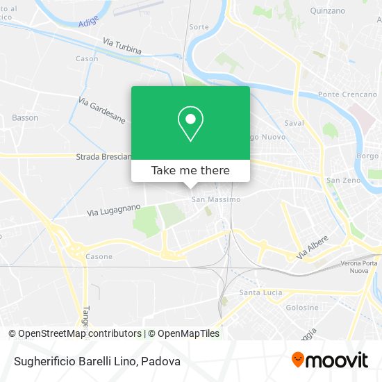 Sugherificio Barelli Lino map